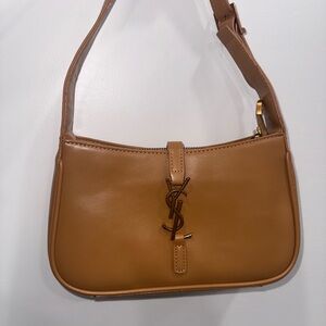 Yves Saint Laurent Camel Leather Shoulder Bag